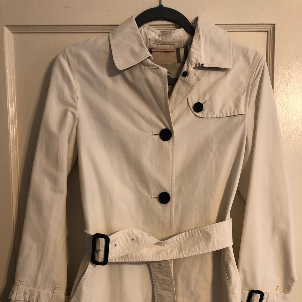 White Josi Trench Coat